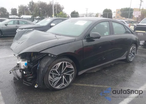 2025 Hyundai Ioniq 6 Limited from USA, damaged, VIN KMHM54AA7SA083971